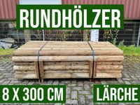 Palisade Rundholz Schneefangholz Stangen Holz - 8 x 300 cm LÄRCHE Nordrhein-Westfalen - Lennestadt Vorschau