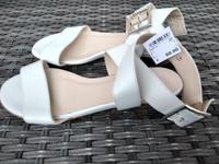 Peter Keiser Riemchensandalen echtLeder weiß Gr4.neuEtikett NP60€ Niedersachsen - Damme Vorschau
