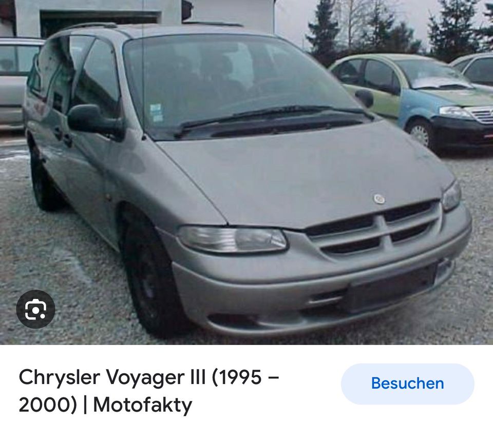 Seitenspiegel Chrysler Voyager Fahrerseite links schwarz Van in Seebad Bansin