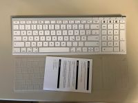 Bluetooth Tastatur in Silber/Weiß - Jelly Comb K015g-2 Hamburg-Nord - Hamburg Winterhude Vorschau