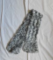 Flauschiger Schal Handmade Handarbeit 144 cm x 14 cm schwarz-grau Hannover - Ricklingen Vorschau