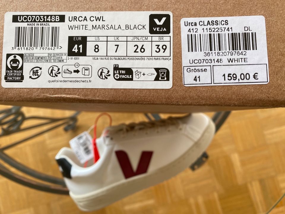 NEU VEJA Sneaker URCA CWL Classics EUR 41 weiß UK 7 US 8 in Kiel