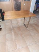 Holz Tisch mit Metall Gestell Saarland - Homburg Vorschau