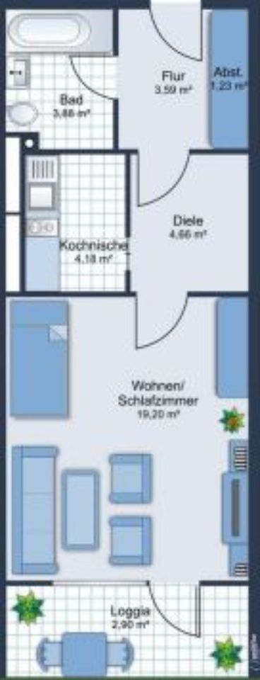 Monteur Wohnung, Firmenwohnung, Ferienwohnung, Wohnen auf Zeit in Kiel