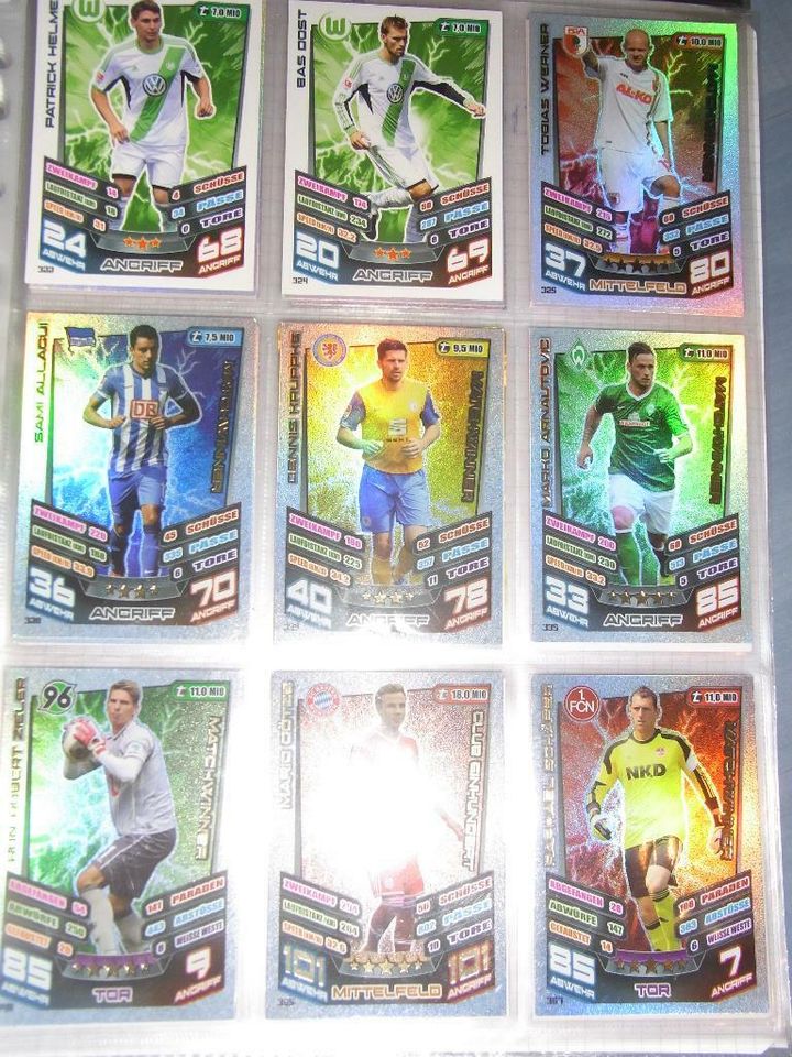 Match Attax Trading Card Game Saison 2013/2014 in Bremen