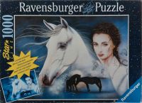 Puzzle - 1000 Teile - Ravenburger - Pferdemotiv mit Leuchteffekt Berlin - Tempelhof Vorschau