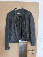Lederjacke Bikerjacke Gina Benotti Gr. 42 grau Wie neu Niedersachsen - Werlte  Vorschau