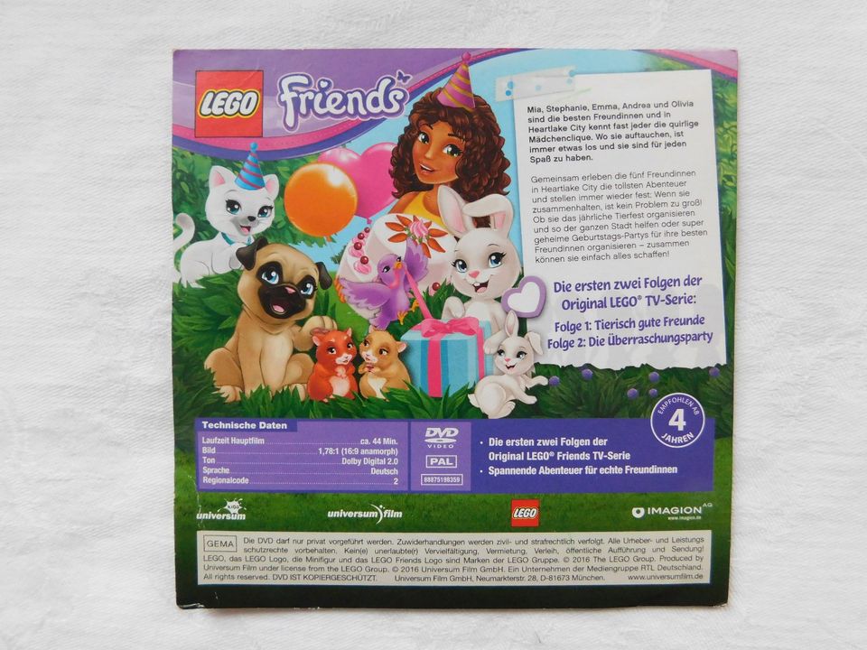 DVD Lego Friends Folge 1 und 2 ab 4 Jahre in Hannover