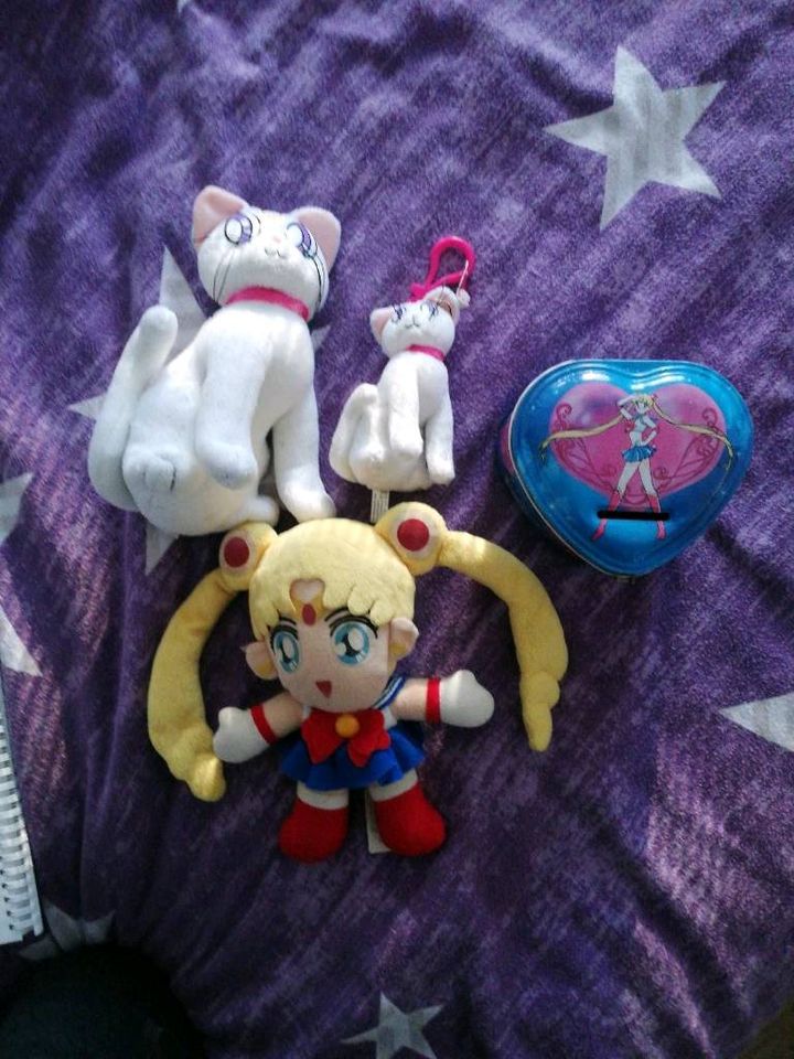 Sailor Moon Blechdose Artemis Plüsch 90er in Gemünden a. Main