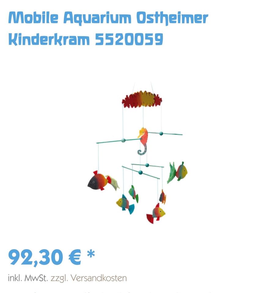 Ostheimer Mobile Aquarium in Altdorf Nürtingen