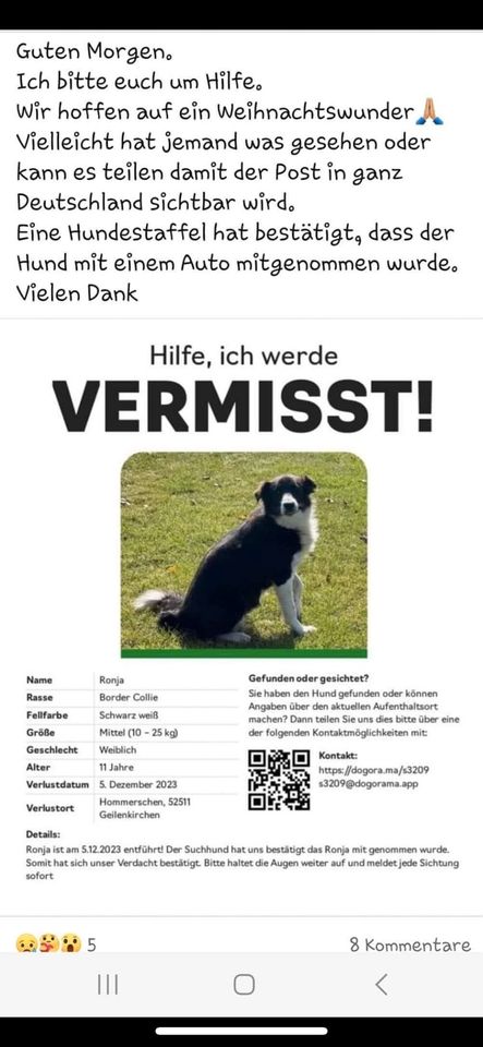 ‼️‼️Ronja immer noch Vermisst ‼️‼️‼️ in Geilenkirchen