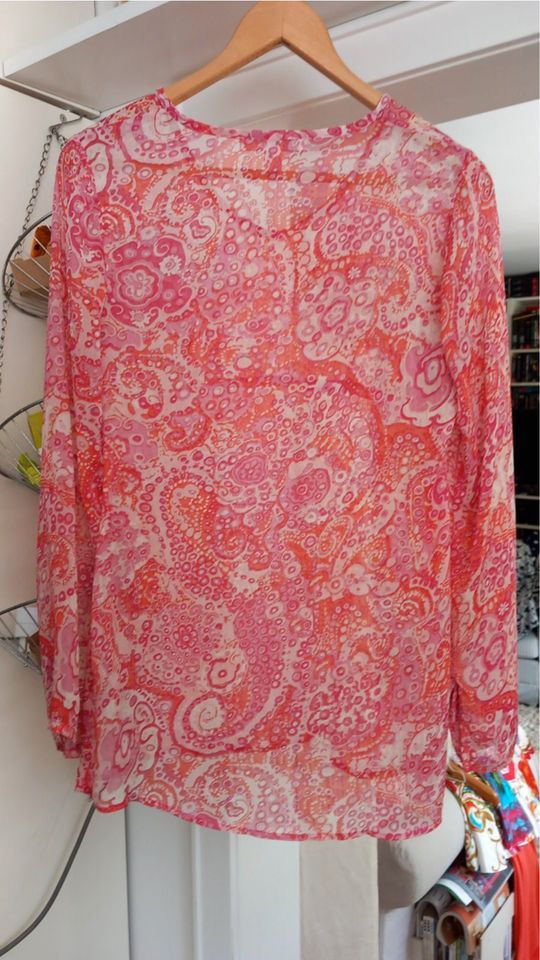 Bluse Gr. 36 / 38 TCM Tchibo Paisley Muster pink koralle lachs in Frechen