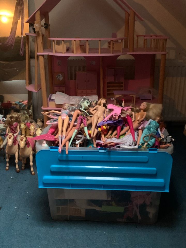 Barbie Haus, Wohnmobil Pferde, Barbies… in Westoverledingen