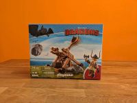 Playmobil Dragons 9245 Grobian mit Katapult Nordrhein-Westfalen - Oberhausen Vorschau