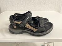 Ecco Sandale Trekkingsandale Gr. 37 schwarz beige kaum getragen Nordrhein-Westfalen - Oerlinghausen Vorschau
