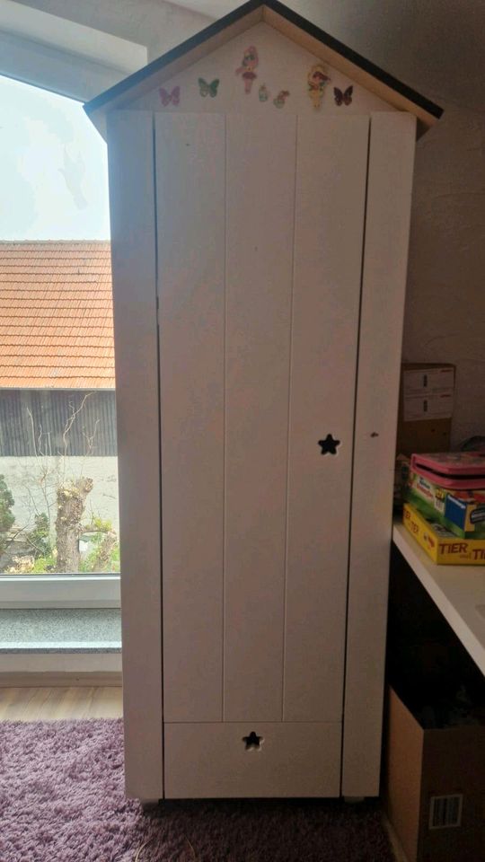 Kleiderschrank klein weiß in Kammerforst