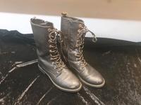 Schwarze Leder Stiefeletten Größe 39 Bayern - Kaufering Vorschau