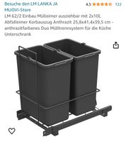 Einbau Mülleimer ausziehbar mit 2 x 10 Liter - Neupreis: 57€ Hamburg-Nord - Hamburg Dulsberg Vorschau