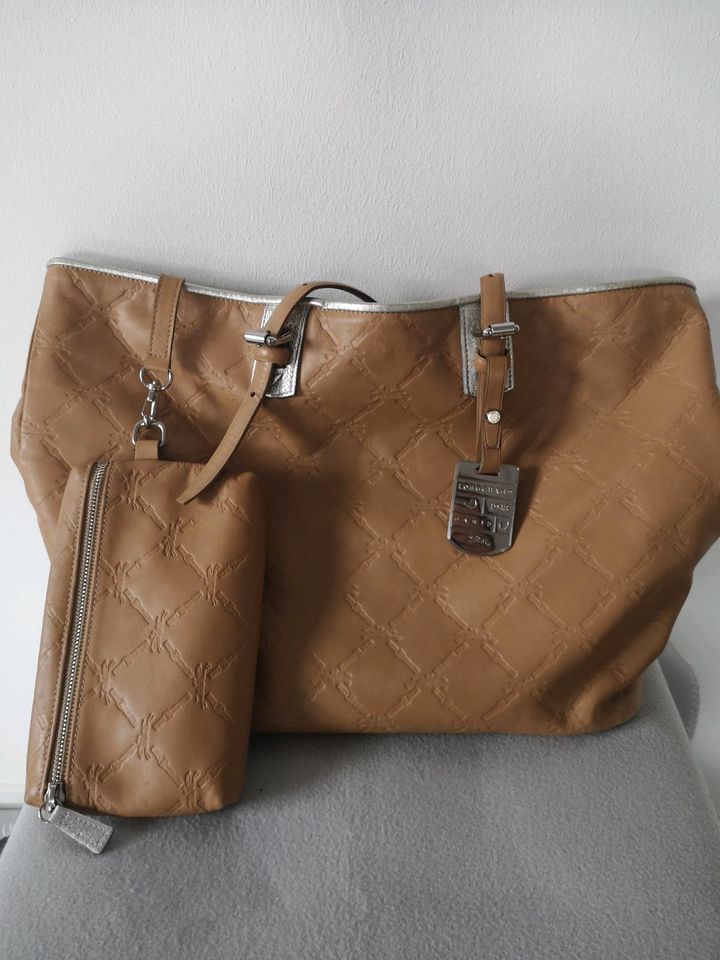 Longchamp Shopper beige Leder in Würzburg