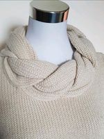 Damen Mädchen Strickpullover Beige mit tollem Flechtkragen Gr. XS Hessen - Fritzlar Vorschau