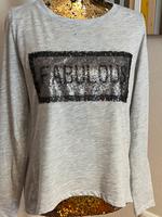 Langarmshirt Pailletten Glitzer Bayern - Kulmbach Vorschau
