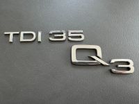 Audi Q3 Logo, Original Emblem, Modellbezeichnung Niedersachsen - Sarstedt Vorschau