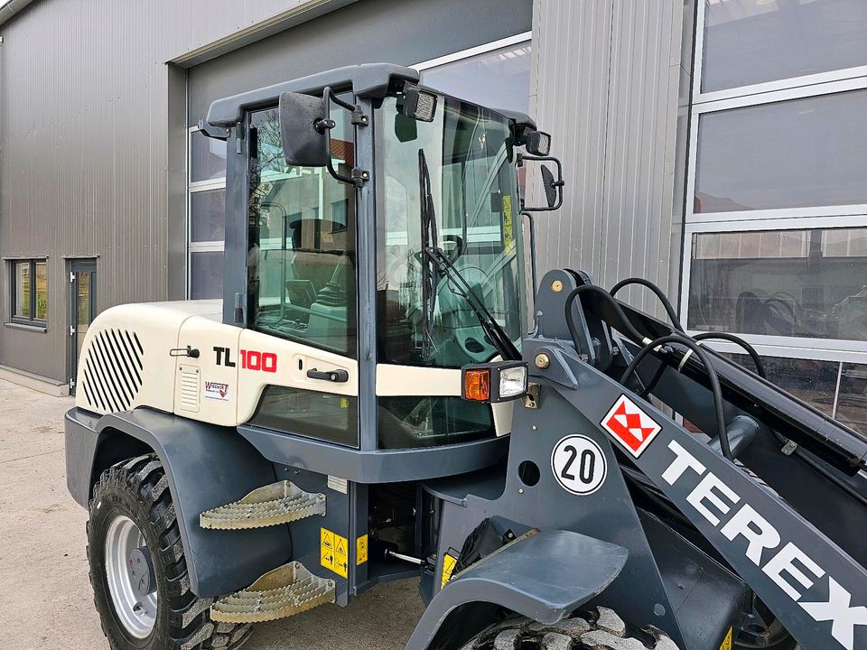 *TEREX TL100* (INKL MWST) 6to Radlader Hoflader Lader Schaufel Palettengabel ähnl. Yanmar V100 V120 V80 Schaeff SKL844 SKL854 SKL834 in Wettringen