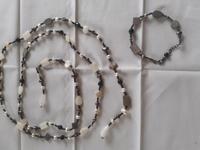 Modeschmuck Lumani Halskette mit Armband Braun Perlmutt Braun Rheinland-Pfalz - Bad Hönningen Vorschau
