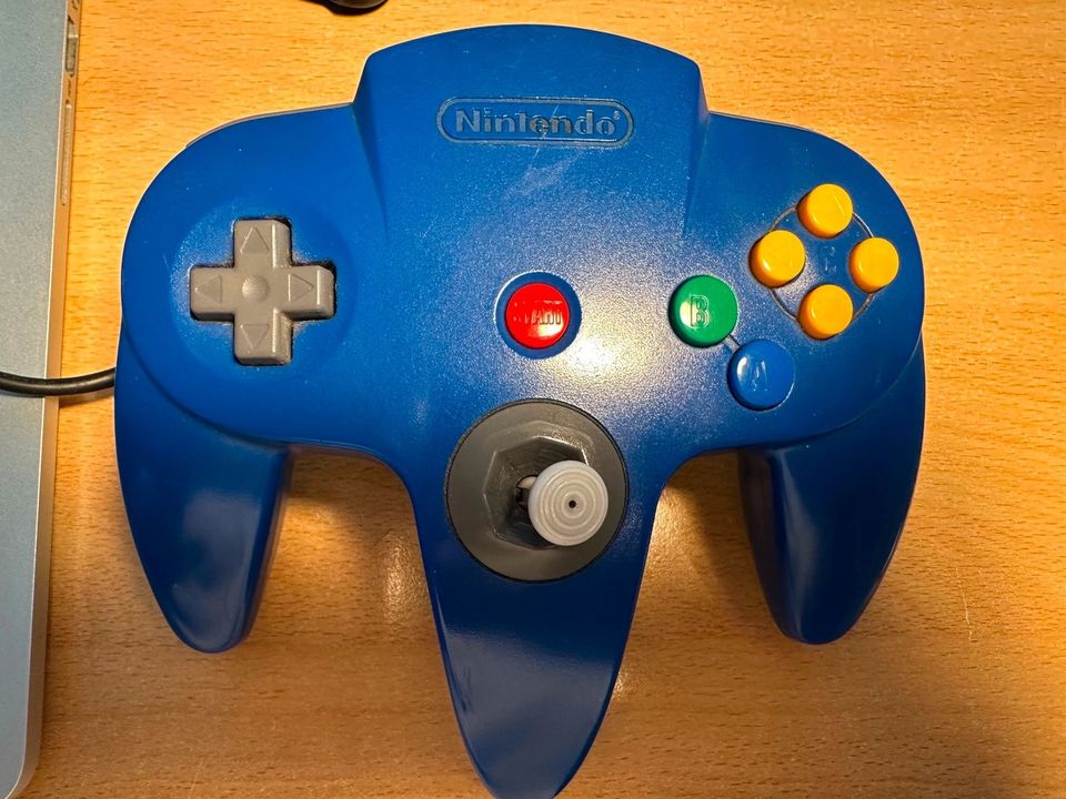 Original Nintendo 64 Controller Blau in Norderstedt