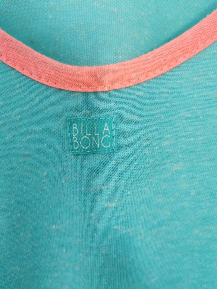 T-Shirt Billabong V Rückenausschnitt türkis Gr. S in Köln Vogelsang