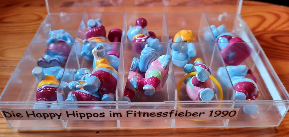 +Ü-Ei-Serie Happy Hippos im Fitnessfieber von 1990+ in Nürtingen