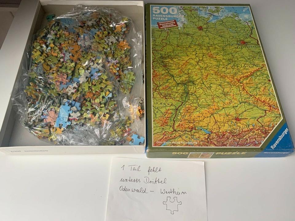 Ravensburger Puzzle doppelseitig bedruckt, 2x 500 Teile/ Antik in Hamburg