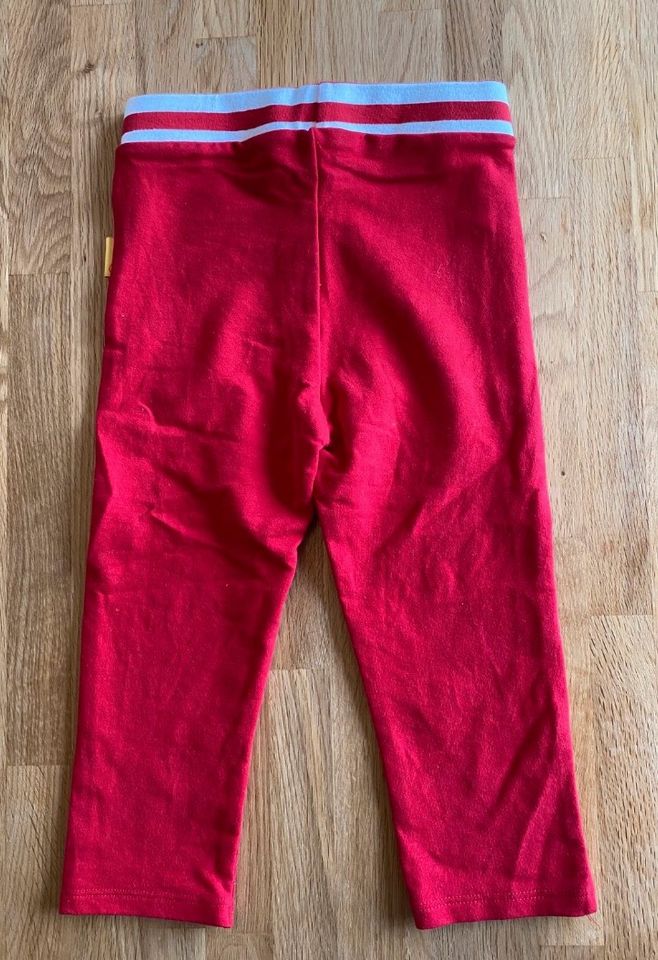 Leggings - rot/grau - Steiff - Gr.80 in Wentorf