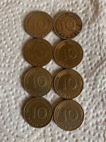 8 Stück 10 Pfennig Münzen  2x 1950 dabei ,selten! lesen! Niedersachsen - Peine Vorschau