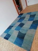 Teppich, blau grau Wolle, 230x160cm Niedersachsen - Bad Eilsen Vorschau