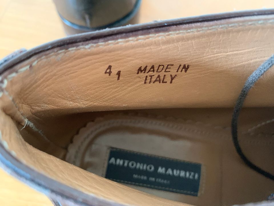 Schnürschuh/ Stiefelette Antonio Maurizi, 41, braun in Wentorf