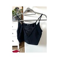 Crop Top schwarz mit Spitze Even&Odd Essen-West - Holsterhausen Vorschau