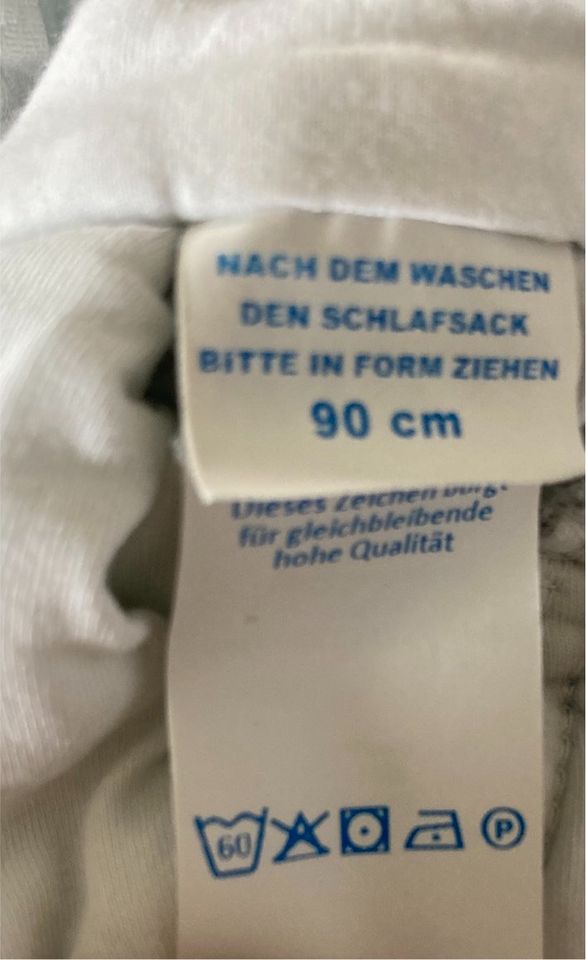 Schlafsack Alvi 90cm gefüttert Übergang hellblau in Dresden