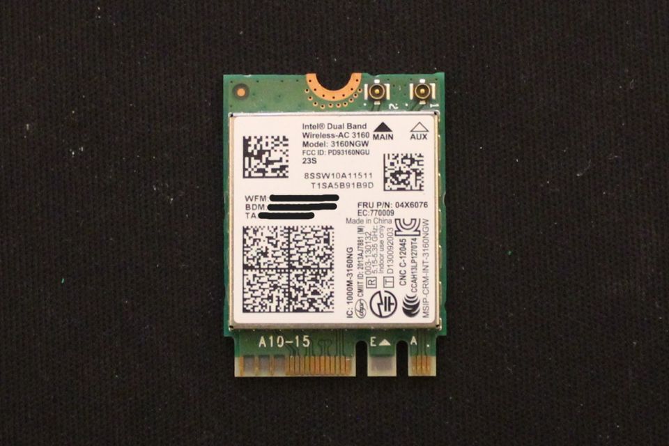 Zwei Intel® Dualband-Wireless-AC 3160NGW in Hannover