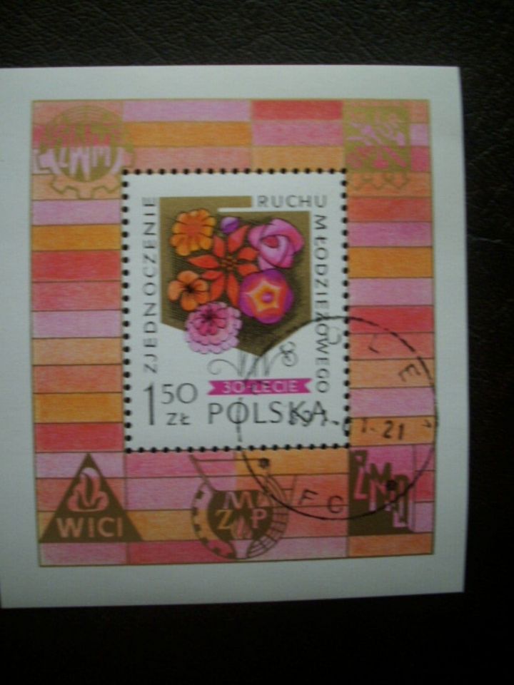 Briefmarken Polen -  Posten 2 -- Sammelkarten, FDC und Blocks in Hanau