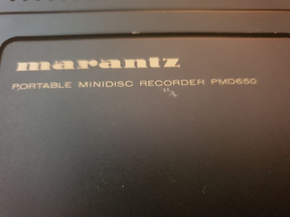 Marantz Portable Minidisc Recorder PMD650 in Berlin