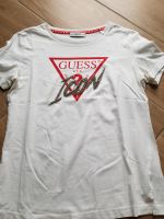 Guess T-Shirt weiß silber Gr. S NEUWERTIG Brandenburg - Jüterbog Vorschau