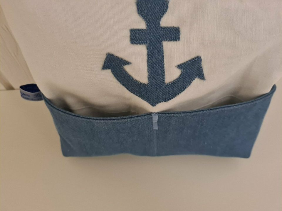 Gurtbandtasche mit Innentasche Leinen Anker Jeans hell in Hamburg