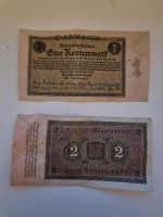 1 und 2 Rentenmark 1923 Deutsches Reich Niedersachsen - Wolfsburg Vorschau