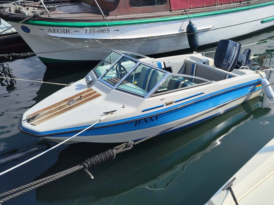 Hellwig Motorboot 60PS Außenborder mit Trailer in Altenholz