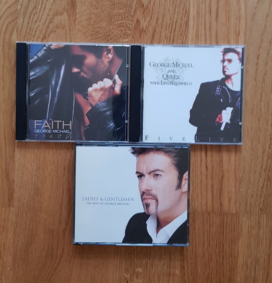 George Michael 3 CDs Best of, Faith, FIVE LIVE in München