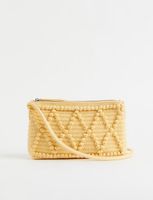 H&M Umhängetasche Geknüpft Gelb Boho Clutch Berlin - Treptow Vorschau