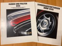 BMW 850i Farben und Polster, Sonderausstattung Prospekte 1990 Top Bayern - Nandlstadt Vorschau