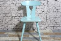 Shabby Holzstuhl Stuhl hell blau Vintage 60er 69 €* VB Kr. Passau - Passau Vorschau