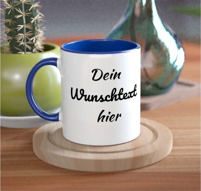 Tasse mit Wunschtext, Kaffeetasse 325ml / *15€ in Bramsche